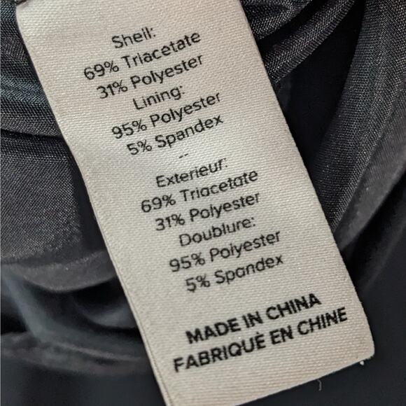 Cinq a Sept Natalia Gathered Ruched Mini Party Cocktail Dress Black Women's 4 - Picture 11 of 11